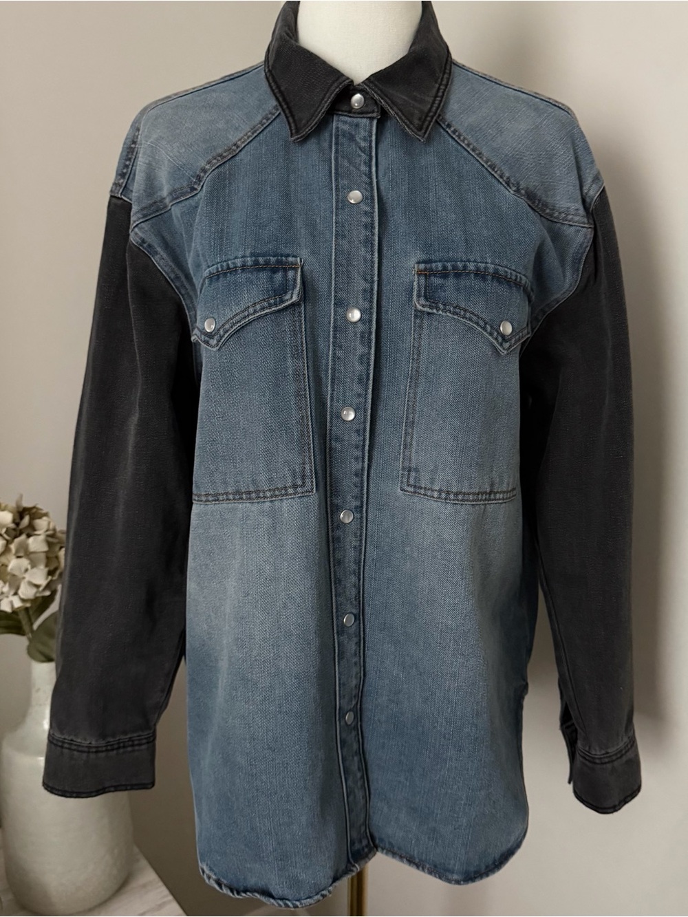 NWOT - BlankNYC Denning Button Down Shirt